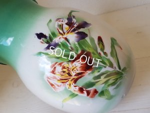 画像7: Japyグリーンぼかしアヤメ柄ジャグ