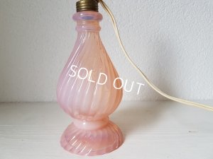 画像3: ピンクオパリンガラステーブルランプ