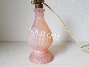 画像4: ピンクオパリンガラステーブルランプ