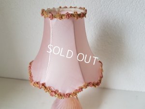 画像6: ピンクオパリンガラステーブルランプ