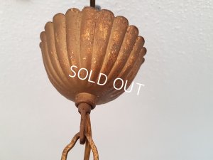 画像16: ピンクオパリンガラスシャンデリア