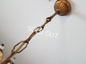 画像4: ホワイトオパリンガラスシャンデリア