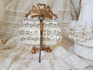 画像4: 厚ガラス丸型リボンフォトスタンド