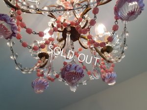 画像14: ムラノガラスシャンデリア