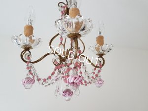 画像17: ムラノガラスシャンデリア