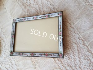 画像2: ローズエナメルフレームフォトスタンド