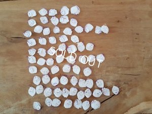 画像17: アンティークモノグラムレースキャビネット