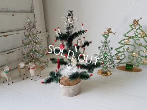 画像1: チェコガラスオーナメントクリスマスツリー