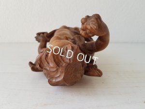 画像18: 木製手彫りエンジェルセット