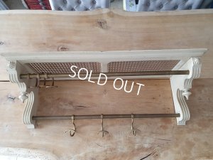 画像11: ルイ16世様式コートフック付シェルフ