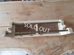 画像12: ルイ16世様式コートフック付シェルフ