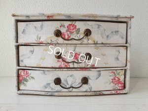 画像8: フレンチ花かご柄カルトナージュドロワー