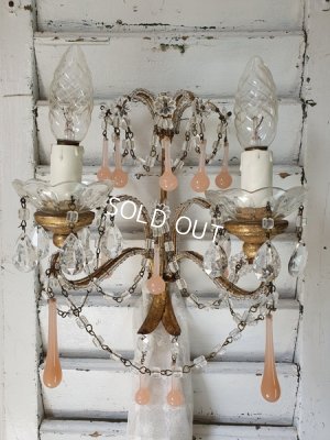 画像18: オパリンガラスウォールシャンデリア