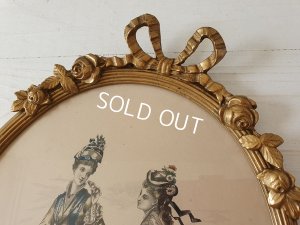 画像2: リボン額付きリトグラフファッション画