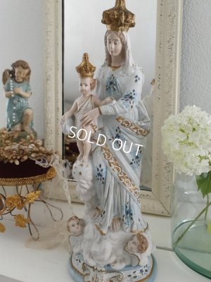 画像19: アンティーク聖母子像