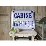 画像: ホーローCABINE TELEPHONIQUEサインボード
