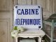 画像: ホーローCABINE TELEPHONIQUEサインボード