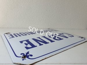 画像6: ホーローCABINE TELEPHONIQUEサインボード