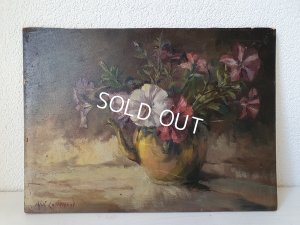 画像2: ペチュニアの油絵