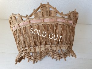 画像12: クッション付きリボンバスケット