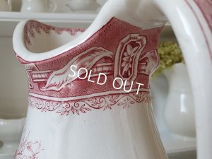 画像6: BF.Bostonローズ柄陶器ピッチャー