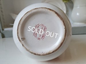 画像13: BF.Bostonローズ柄陶器ピッチャー