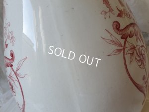 画像7: BF.Bostonローズ柄陶器ピッチャー