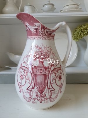 画像18: BF.Bostonローズ柄陶器ピッチャー
