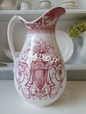 画像16: BF.Bostonローズ柄陶器ピッチャー