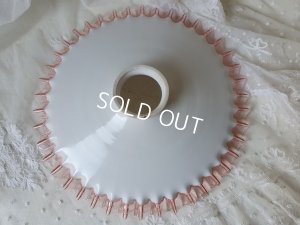 画像5: ピンクリムフリルガラスランプシェード