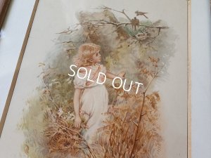 画像3: 少女のプリント画入りフレーム