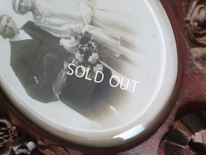 画像8: アンティークリボンと花のレリーフフォトフレーム