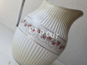 画像6: BFイエローグラデーションローズガーランド柄ピッチャー