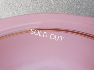 画像14: アンティークピンクホーローピッチャー&ベイスン