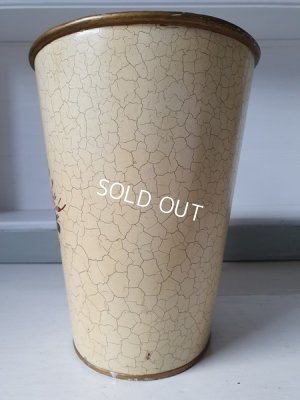 画像3: 手描き花柄くず入れ