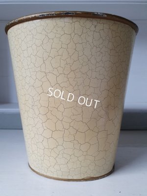 画像4: 手描き花柄くず入れ