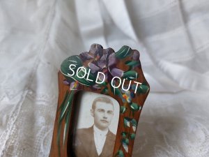 画像3: モシュリンヌすみれ柄小さなフォトスタンド