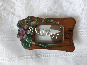 画像8: モシュリンヌすみれ柄小さなフォトスタンド