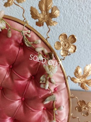 画像12: アンティークグローブドマリエクッション付スタンド