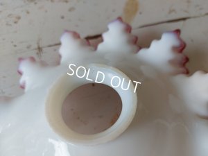 画像14: アンティークオパールセントガラスランプシェード