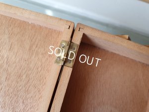 画像13: 猫脚の小さなソーイングボックス