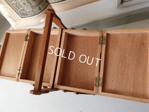 画像16: 猫脚の小さなソーイングボックス