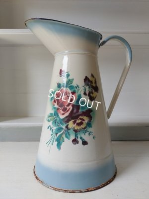画像2: Japyローズとパンジ柄ワーターピッチャー