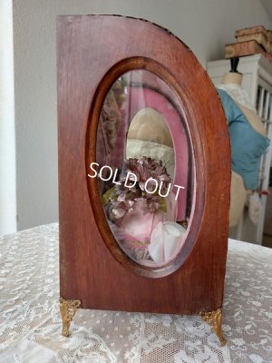 画像2: アンティ―クグローブドマリエガラスケース