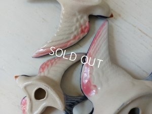 画像14: 陶器ツバメ3羽セット