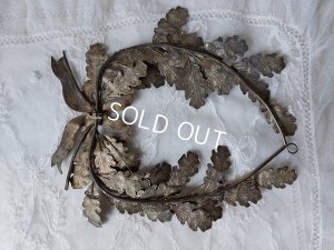 画像10: アンティーク木の葉リース