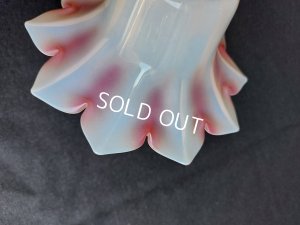 画像7: アンティークオパールセントガラスランプシェード