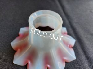 画像6: アンティークオパールセントガラスランプシェード