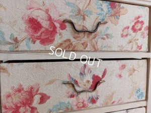 画像8: ローズ柄カルトナージュドロワー