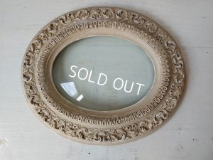 画像3: アンティークボウルガラス石膏フレーム